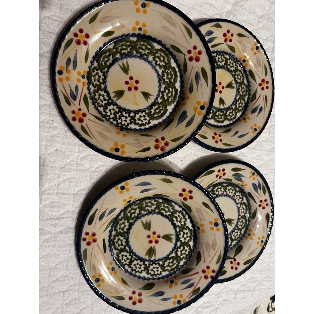 Temp Tations By Tara Old World Saucer Plates 4 Pieces